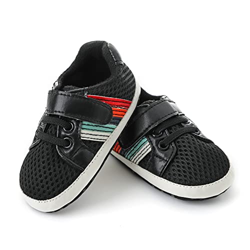 Image of Clowora Baby Boys Girls Shoes Non-Slip Rubber Sole Sneakers Infant First Walking Toddler Crib Shoes Newborn Loafers Flats.