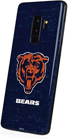 Skinit Decal Phone Skin Compatible with Samsung Galaxy S9 Plus - Officially Licensed NFL Chicago Bears - Alternate Distressed Design