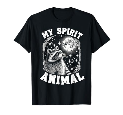 Mapache divertido My Spirit Animal Racoon Camiseta