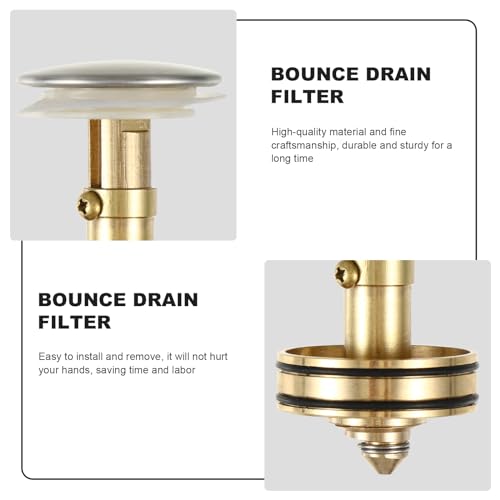 Tapón universal para desagüe de lavabo baño 1-1.3 pulg miniatura 5