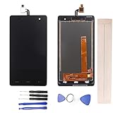 JayTong Digitizer Ecran LCD D'affichage + �cran Tactile Verre Assembl� Remplacement + Outils pour Homtom HT20 Noir