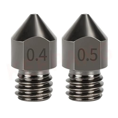 �݊���������܂�CR10 CR10S Ender-3 MK8 �d���|���o�@�m�Y�� 0.2-1.0mm 1.75mm �t�B�������g 3D �v�����^���i(5Pcs for 1.75mm,0.5mm)
