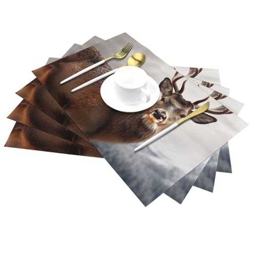 Sets de table antidérapants en PVC lot de 4 pour protéger la table des plats chauds - 4