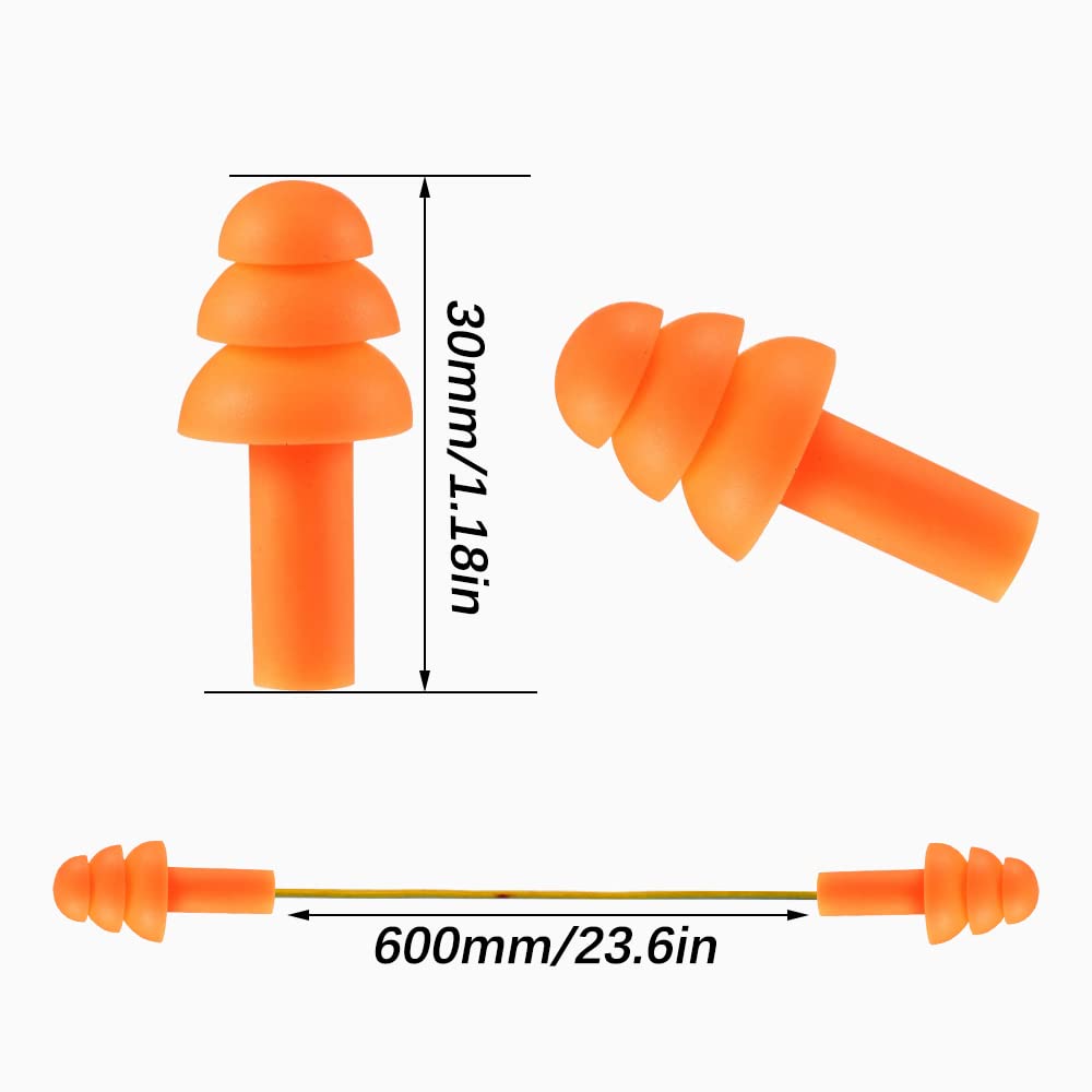 Tappi per le orecchie in Silicone tappi per le orecchie impermeabili antirumore lavabili con tappi per le orecchie e custodia per la doccia di nuoto  18