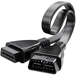XTOOL OBD2 Extension Cable, 1.64ft 16 Pin Male to Female Cable, Universal Extension Cord A30/A30D/A30M, D7, D8, D8BT, D9, D9 Pro, IP616, IP819, IP508, IP508S, IP608 Diagnostic Scanner