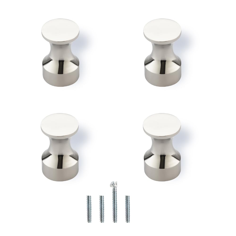 Allied Stainless Steel Round Knob | Suitable for Cabinet, Drawer | 1" Round Knob (Pack 4, SS Finish) |Code 532-image-22