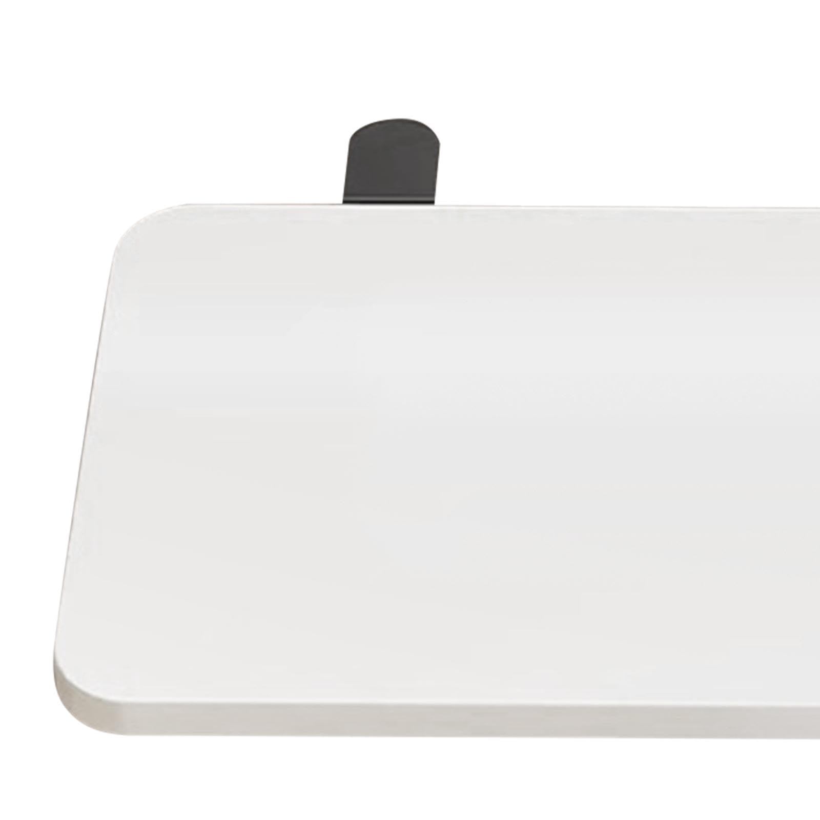 KESOTO Tastaturablage Schreibtischverlängerung, ergonomische Tastaturablage mit Klemmhalterung zum Tippen, Computertischverlängerung, Ellbogenarmstütze für Büro, Zuhause, 50 X 20 cm, Weiß