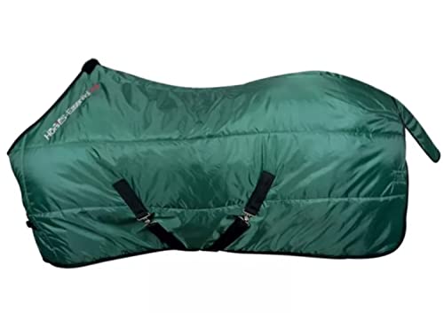 Couverture box horses 350g verte pour cheval de 135 cm