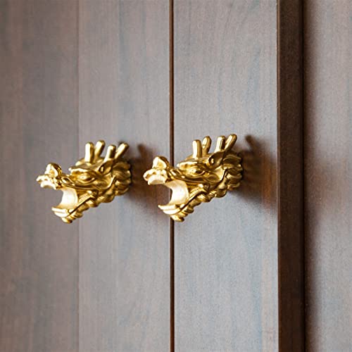Poignée laiton armoire dragon déco pour relooker la commode - 6
