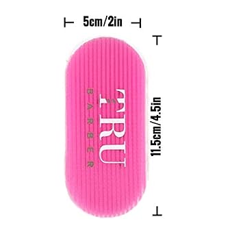 TRU BARBER Hair Grippers for Men and Women 6pcs Bundle - Salon and Barber, Hair Clips for Styling, Sectioning, Cutting and Coloring, Nonslip Grips, Hair holder (Pink)