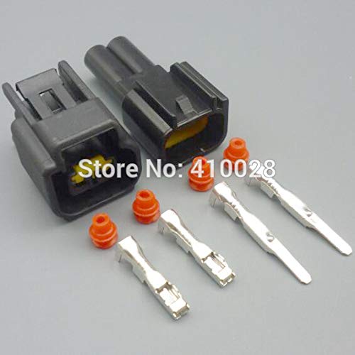 5/30/100set 2.3mm 2pin Female Male Ignition Coil Plug for Ford high Voltage auto Wire Connector FW-C-2F-B FW-C-2M-B - (Color Name: 30set Male)