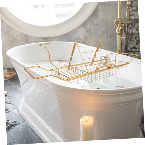 Étagère de bain extensible en acier inoxydable durable et chic