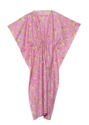 Caftan d'été en coton fluide pour rester au frais à la plage ou à la maison