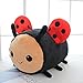 KXCAQ 20-40 cm Carino Ape Coccinella Peluche Bambola di Peluche di Alta qualità Che Dorme Cuscino cilindrico Bambola Decor Regalo di Compleanno per Bambini about40 cm Coccinella