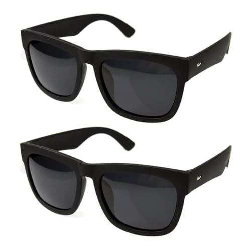 Image of 2 PACK Lunisk Correction Glasses, Vision Correction Astigmatism Glasses for vision improvement Unisex-(Black-P23-S9)