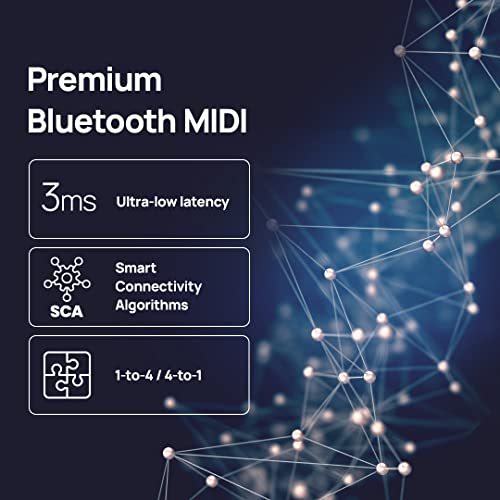 Image of CME WIDI Thru6 BT - 2-in-6-out MIDI Thru /Split With 5-pin DIN and Bluetooth - Future-Proof Technology, High-Speed Transfer of All Data, Extreme Accuracy for Devices | 5-pin DIN, Bluetooth, High-speed