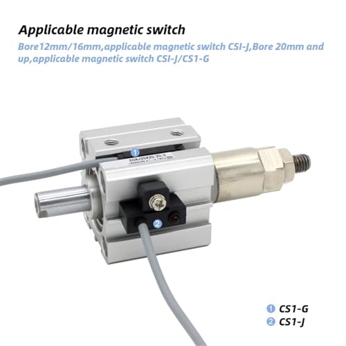 Vérin pneumatique compact J25 pour optimiser les espaces réduits de machine