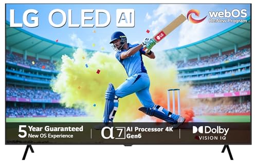 Image of LG 139 cm (55 inches) OLED A3 AI Series 4K Ultra HD (3840 x 2160) Smart webOS OLED TV 55A3PSA