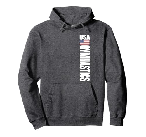 Gymnastic USA American Flag Pullover Hoodie