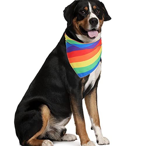 Bandana per Cani Arcobaleno Fazzoletto Sciarpa per...