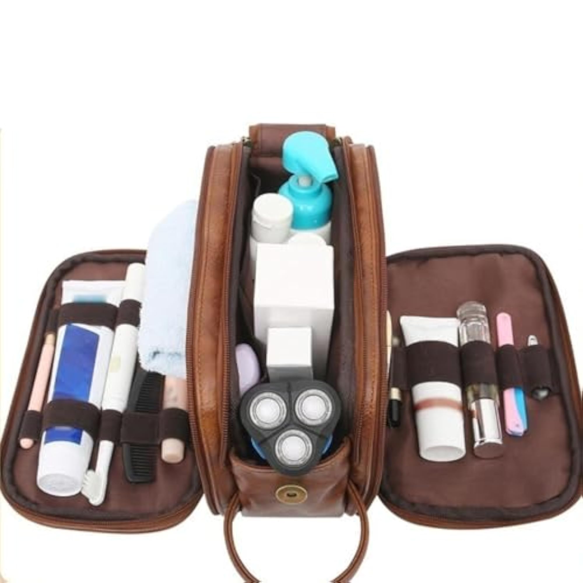 Portable Cosmetic Case for Women, Toiletry Bag for Travel