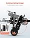 VEVOR Trailer Dolly, 500lbs Tongue Weight Capacity, 13 inch-23.2 inch Height Adjustable Trailer Mover Dolly, 9-inch Pneumatic Rubber Tire, Manual or Electric Wrench Drive, for Moving RV Trailer