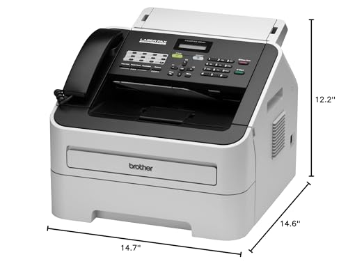 Brother RFAX2840 High Speed Mono Laser Fax Machine (Renewed Premium)