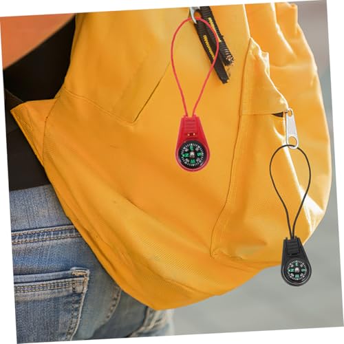 Brújulas mini de bolsillo Happyyami 30 piezas para camping miniatura 3