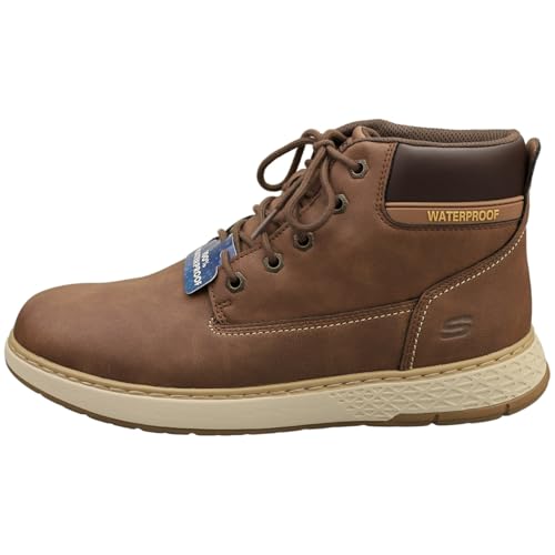 Image of Skechers Men's USA Garlan - Deno Round Toe Waterproof Lace Up