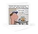 3dRose Greeting Cards - jimmy butz over-feeding his golden butt-fish, methane storm cartoon - 6 Pack - BUTZVILLE - butts cartoons