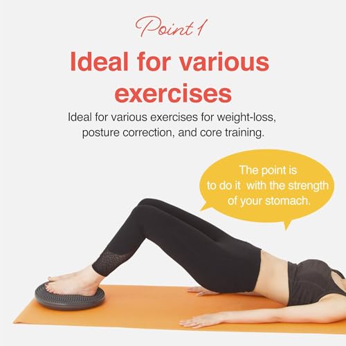 Image of Primasole Balance disc 1 PC Comes with an air Pump Exercise Disk for Stability Workout