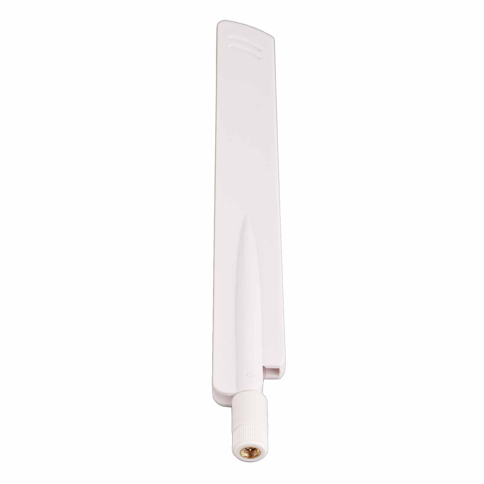 5G Antenna SMA per Router, Antenna Universale Sma Omnidirezionale A Banda Completa Gsm/Gprs/5G/4G/3G/2G/Nb-Lot Ad Alto Guadagno 18Dbi, per Router, Dtu, Monitoraggio Wireless (Bianco)