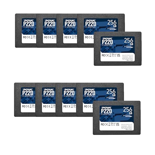 Image of Patriot Memory P220 256GB Internal SSD - SATA 3 2.5 inch - Solid State Drive Retail 10 Pack - P220S256G2510