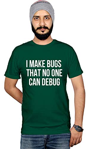 Image of Workshop Graphic Printed T-Shirt for Men & Women | I Make Bugs that no one can debug Tshirt Unisex Geek Coder tees