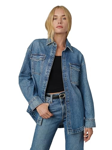 Joe's Jeans womens The Katrina Shirt Jacket With Stones