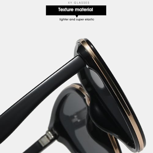 Retro Glasses Women Fashion Metal Shades Outdoor Travel Driving Uv4004