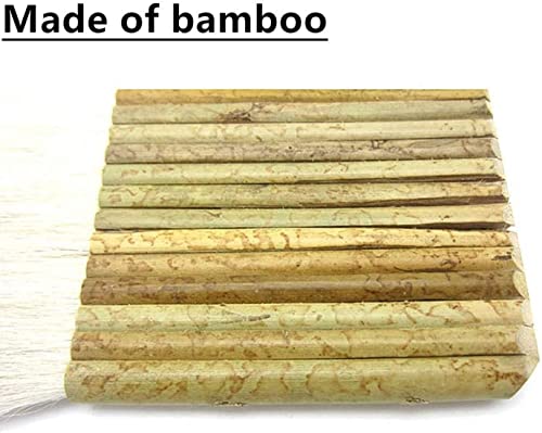 20 Pcs Sheep Hair Hake Blender Brush,Hake Multihead Bamboo Brush Latex Paint Brush For Kiln Wash,Watercolor, Ceramic, Pottery Painting Drawing Drafting #TOP3