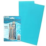 2 Pack 4 x 10 Heavy Duty Powder Blue Vinyl Repair Patch Kit for Inflatable Boats Pools