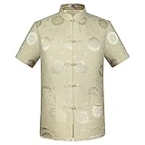 ★KANN ÜBERALL GETRAGEN WERDEN – Das traditionelle chinesische Design lässt das Hemd sowohl entspannend als auch elegant aussehen. Es kann als Trainingskleidung für chinesische Kampfkünste Kung Fu, Tai Chi, usw. und auch als Freizeitkleidung überall angezogen werden