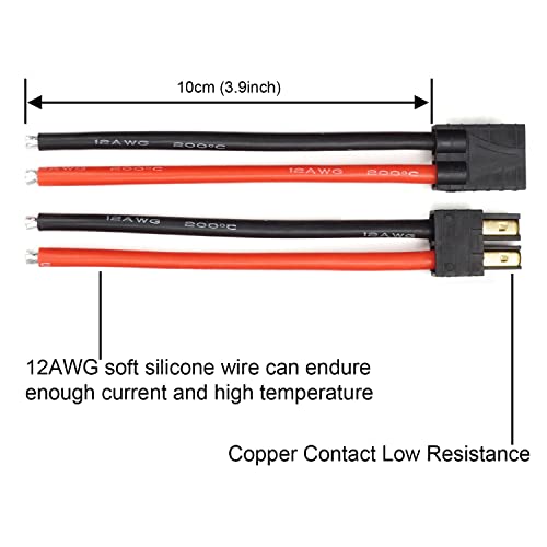Elechawk TRX12A3P 3 Pairs Compatible With Trx Traxxas Plugs thumb #1