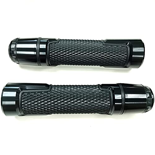 Kyobusa KY-SBB-1 Aluminum Motorcycle 22Mm Engraved Handle Bar Rubber Gel Hand Grips Cnc thumb #3