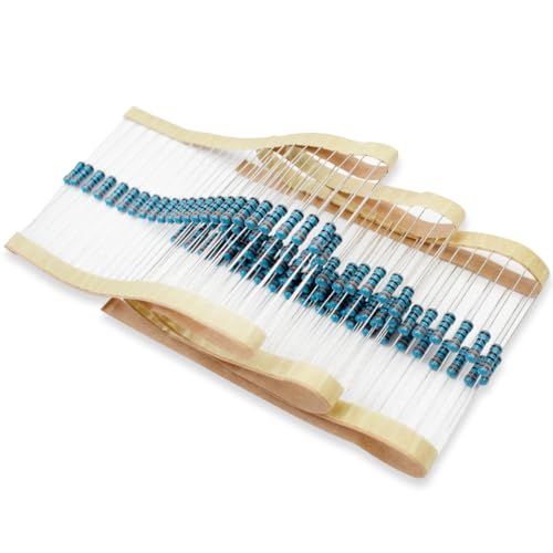 Innfeeltech 100 Pcs 1/2W 1% Tolerance 3.3K Ohm Metal Film Resistor Resistance for DIY Project and Experiments