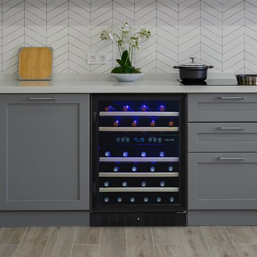 Newair NWC046BS00 24 Inch Wine Cooler, 46 Bottle Dual Zone Wine Refrigerator thumb #8