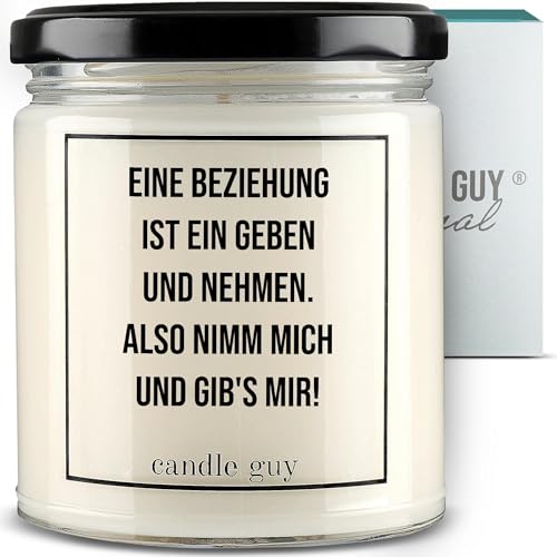 Bougie parfumée humour candle guy pour pimenter vos soirées de détente en couple