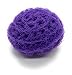 Set of 3 Nylon Net Dish Scrubbies (Purple)