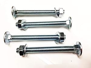 J&A Racing 4 Stück M10 Flachrundbolzen