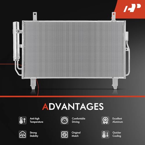 A-Premium Air Conditioning A/C Condenser Compatible with Mitsubishi Eclipse Cross 2022-2023 1.5L, Replace# 7812A608 by A-Premium - Used condition - Image 5