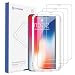Syncwire Screen Protector for iPhone Xs/X, 3 Packs Premium HD 2.5D Tempered Glass with Installation Frame for iPhone Xs/X [Face ID Protective Design, Shatter-Proof, Anti-Scratch, 3D Touch]