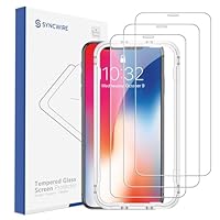 Syncwire Pellicola Protettiva Compatibile con iPhone 11 Pro/iPhone X/iPhone XS, [3 pezzi] HD Vetro...