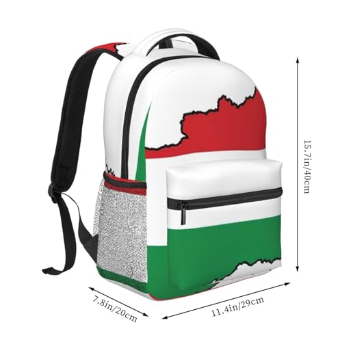Mochila de viaje EdWal con mapa húngaro para escapadas de fin de semana 2